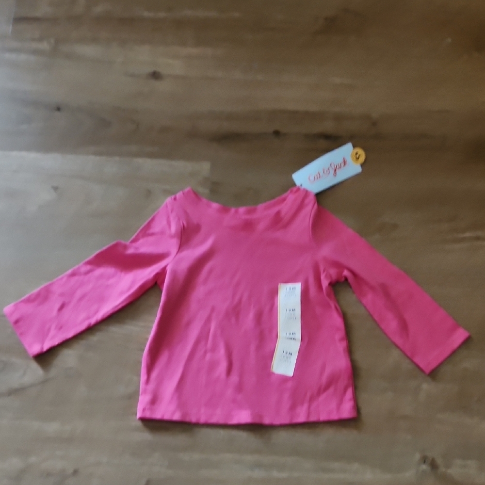 Girls' Pink Long Sleeve Top